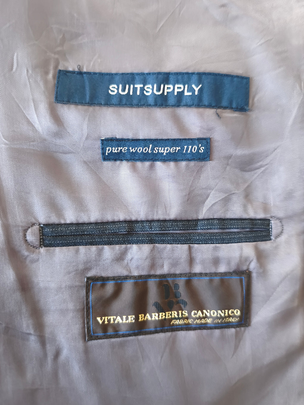 Veste Suitsupply - 52 - 100% laine Vitale Barberis Canonico
