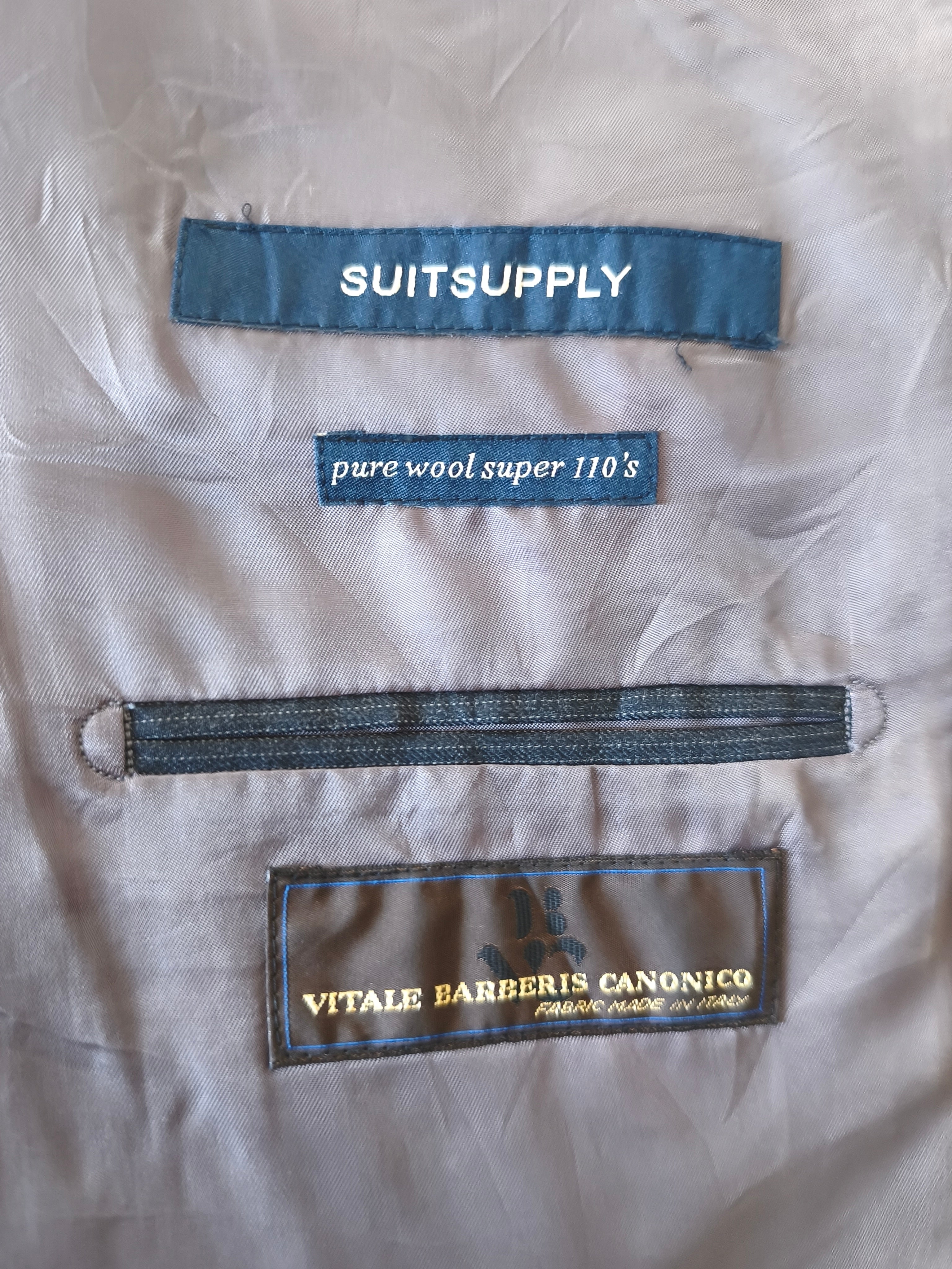 Veste Suitsupply - 52 - 100% laine Vitale Barberis Canonico