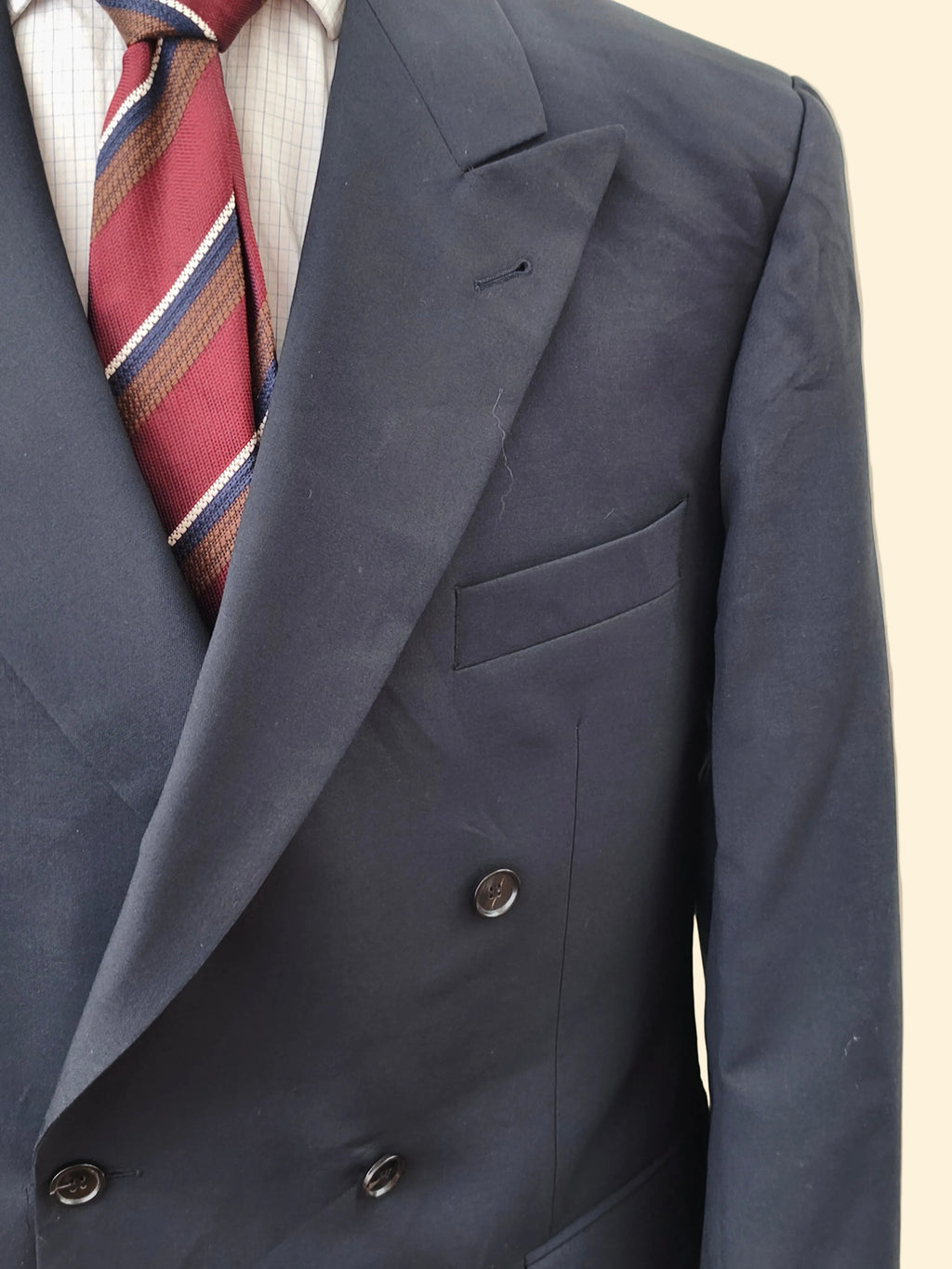 Veste croisée Burberry - 100% laine - 52