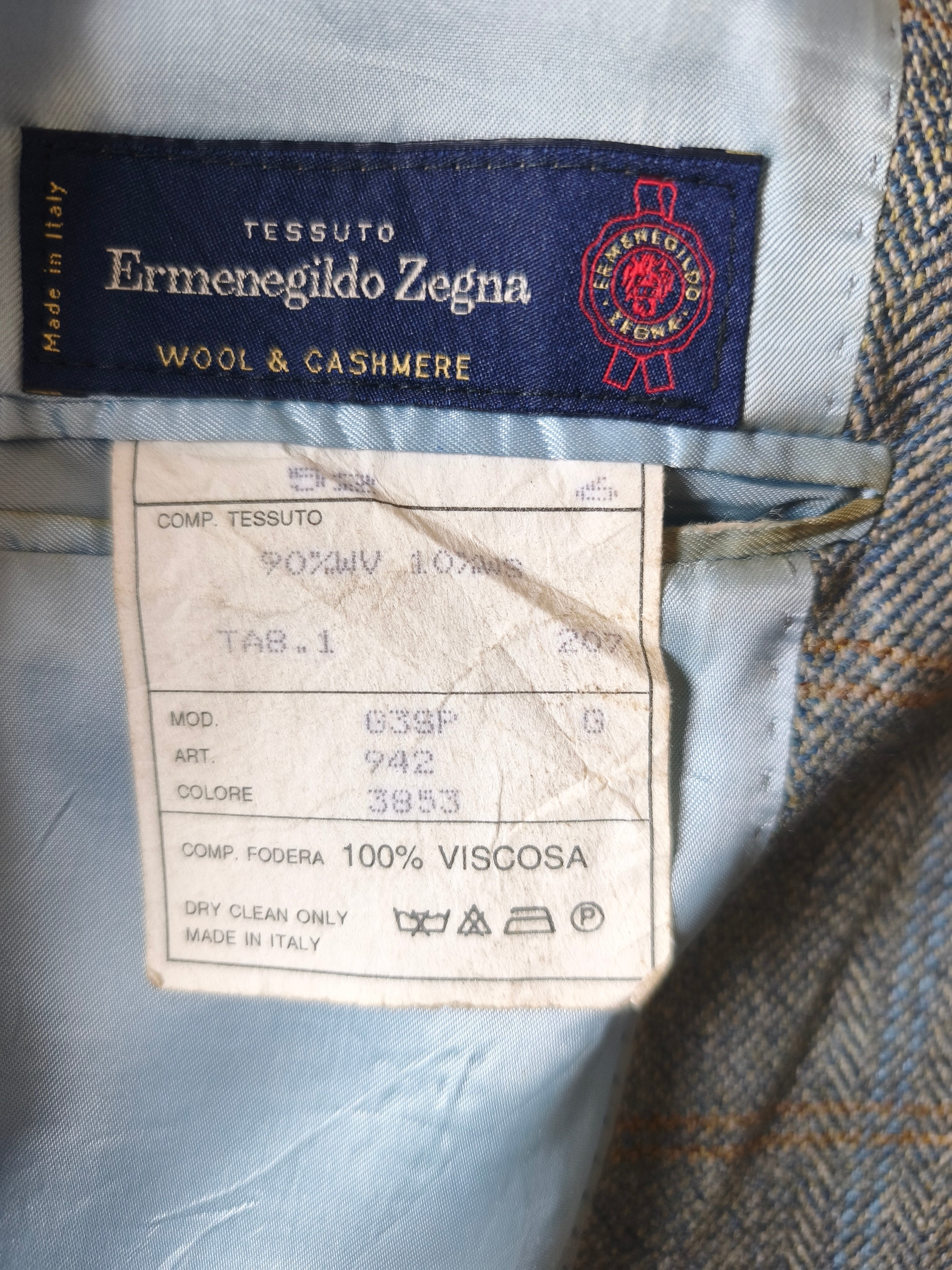 Veste sport laine et cachemire ZEGNA - 52