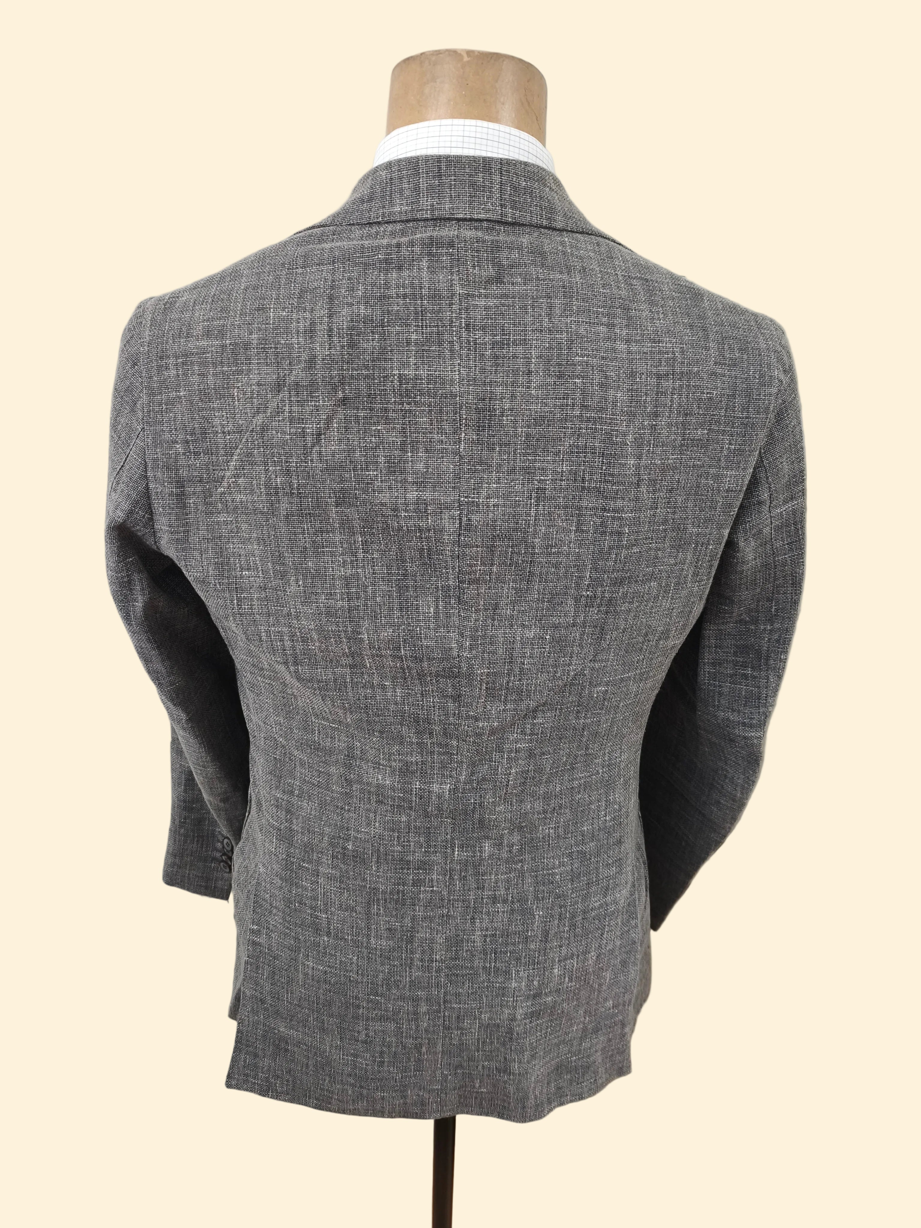 Veste sport Suitsupply - Soie lin coton - 48