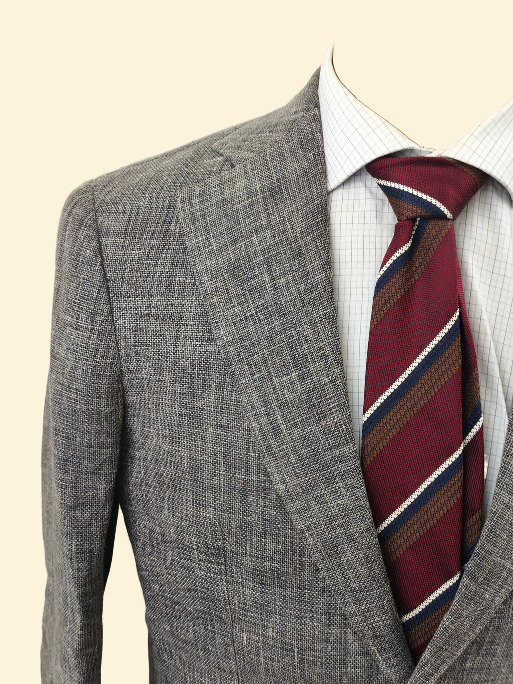 Veste sport Suitsupply - Soie lin coton - 48