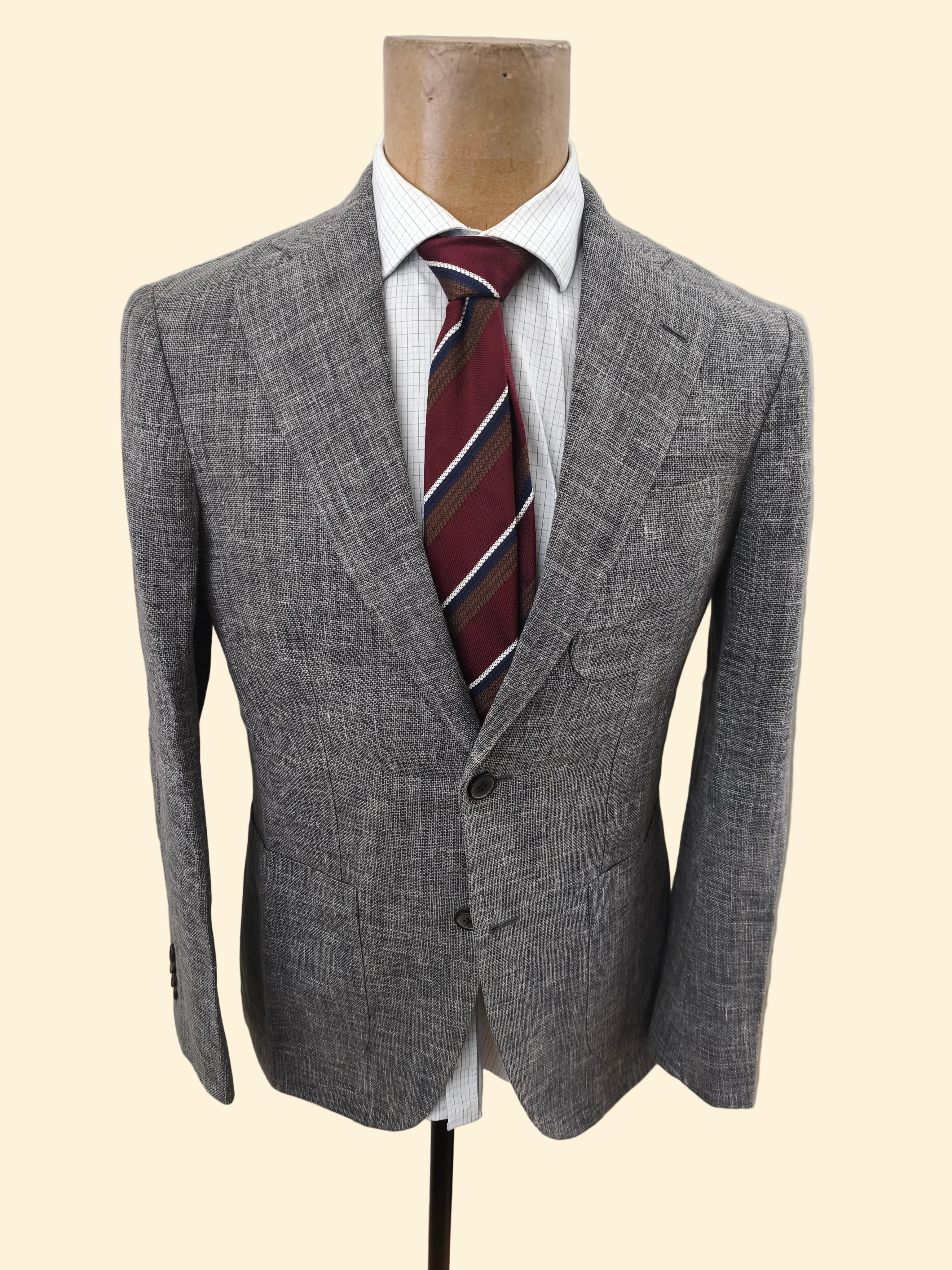 Veste sport Suitsupply - Soie lin coton - 48