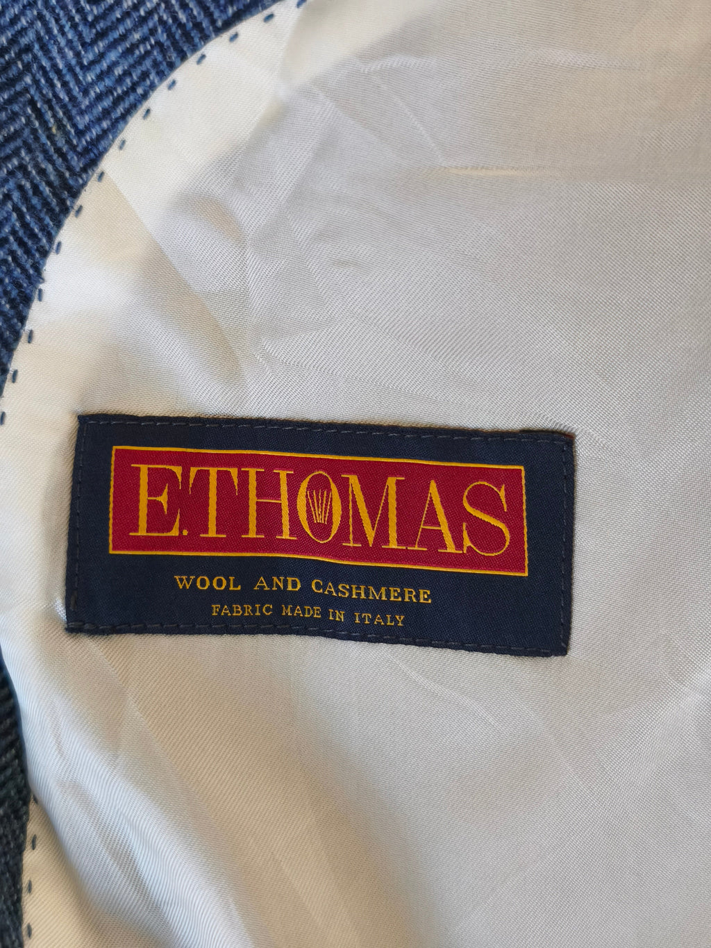 Veste Suitsupply - 54 Long - Laine et cachemire E. Thomas