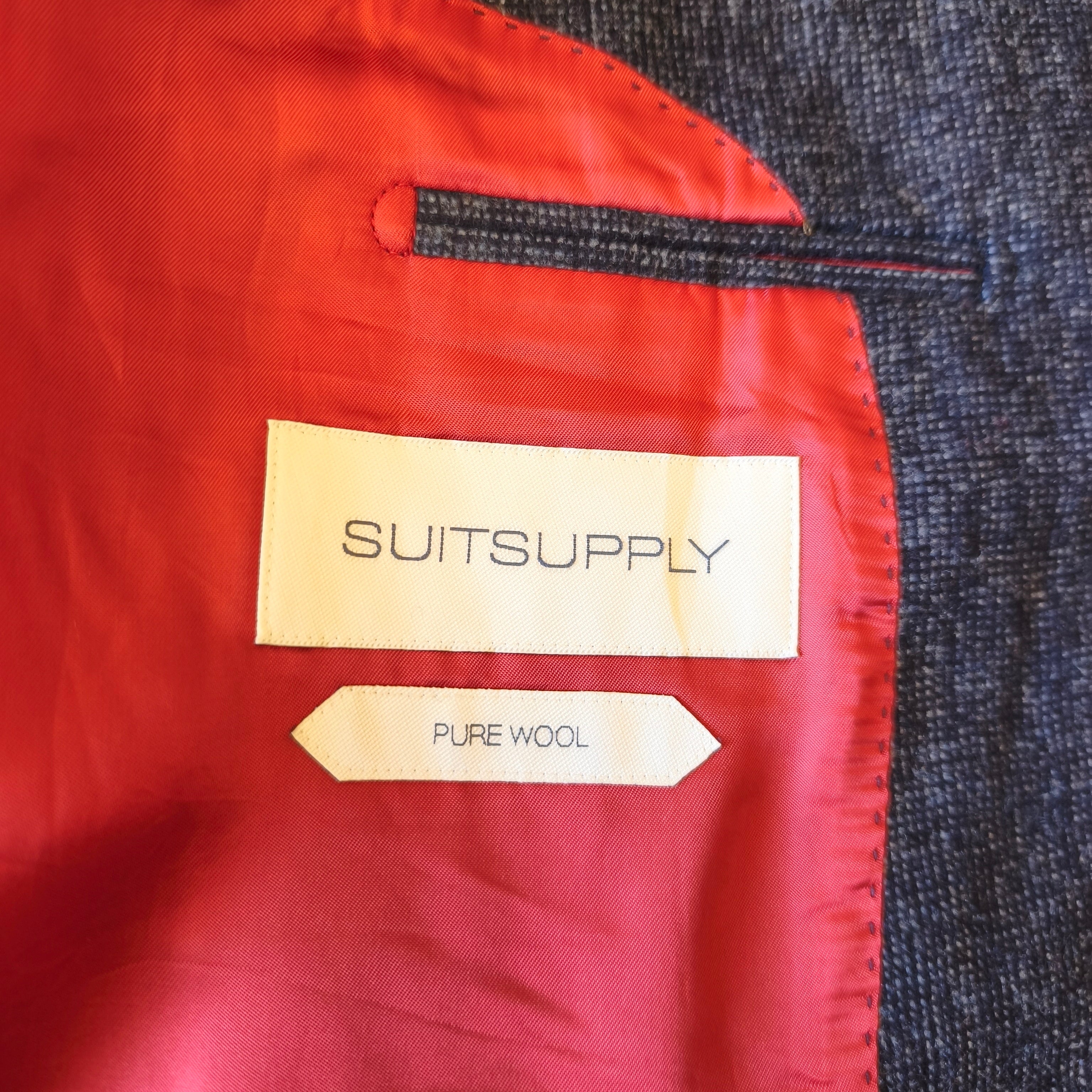 Veste Suitsupply - 100% laine flanelle Vitale Barberis Canonico - 46