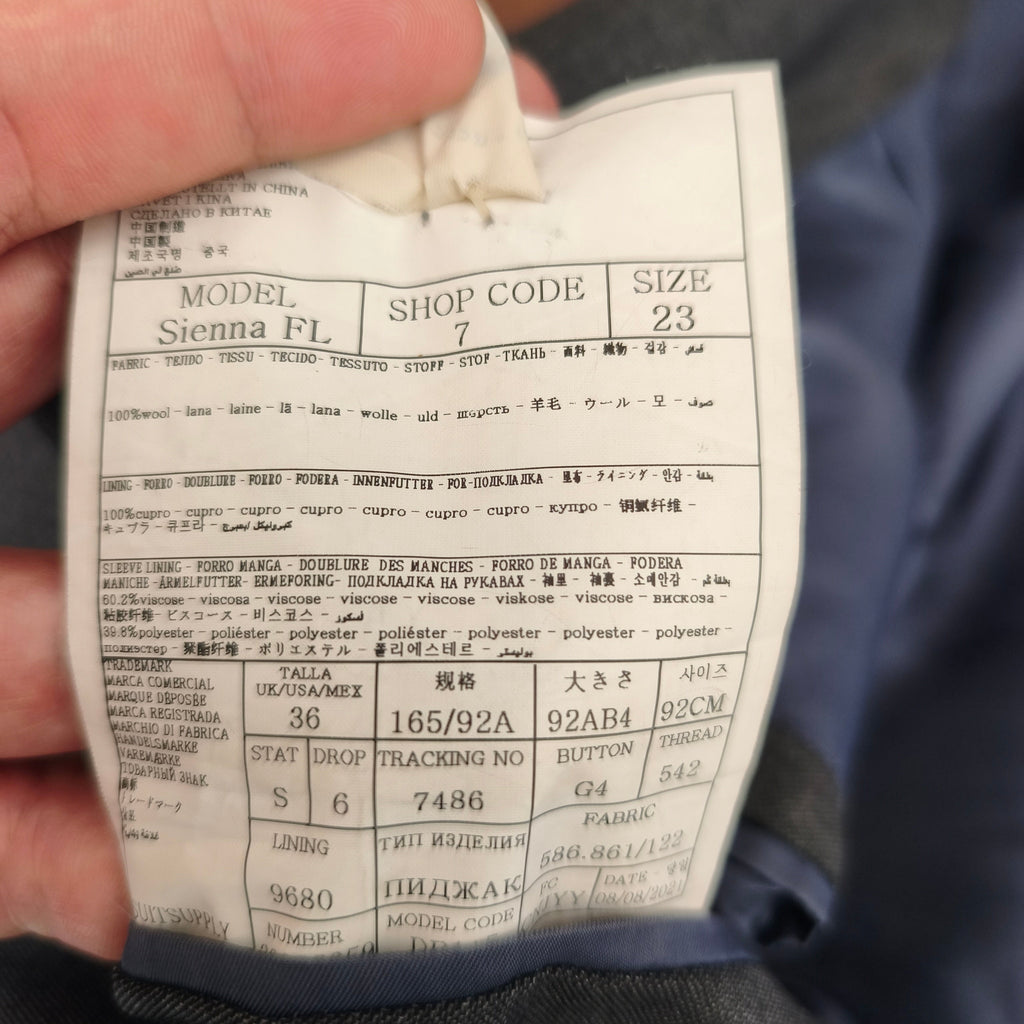 Veste Suitsupply - 46 - 100% laine Vitale Barberis Canonico