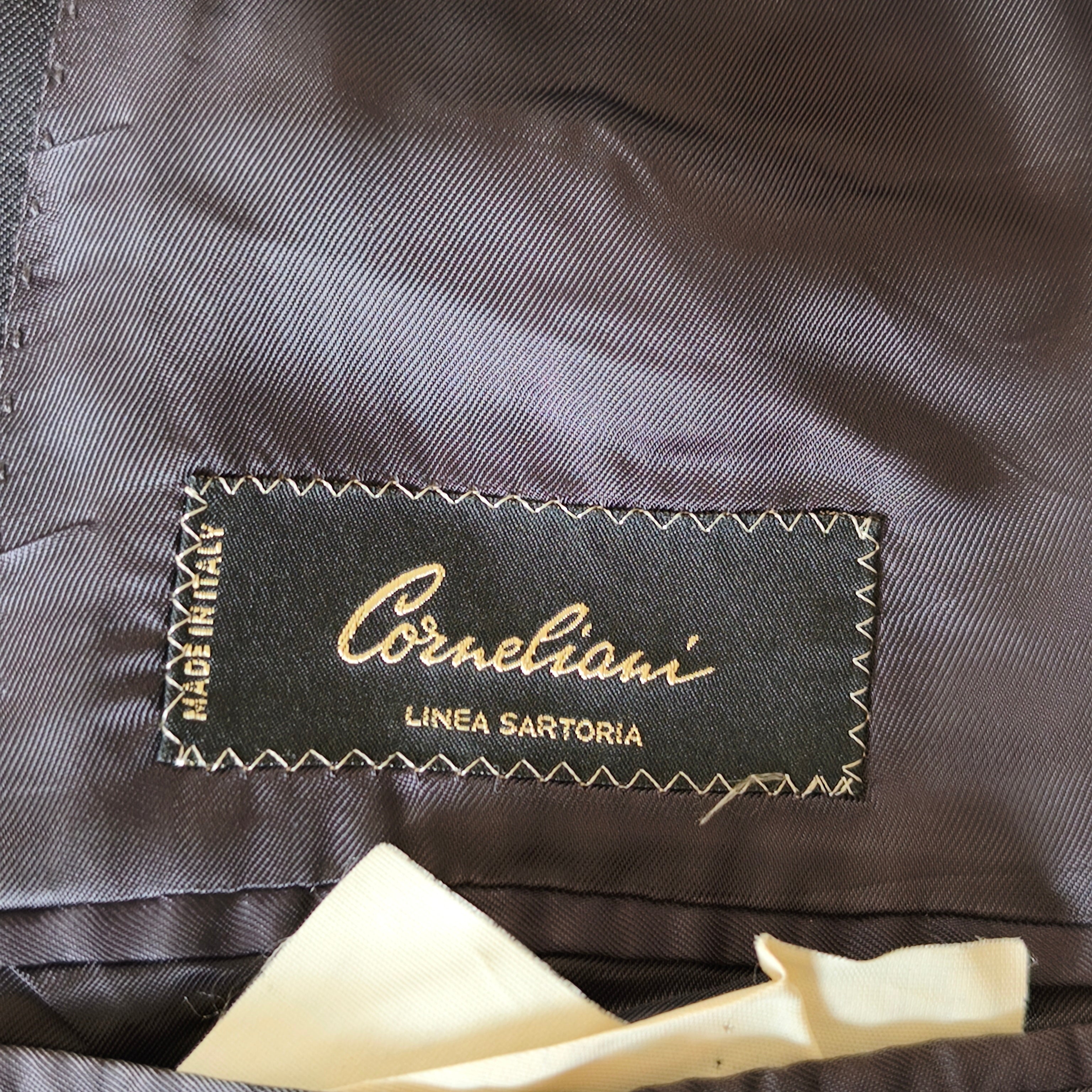 Veste croisée CORNELIANI - 54 long - 100 laine