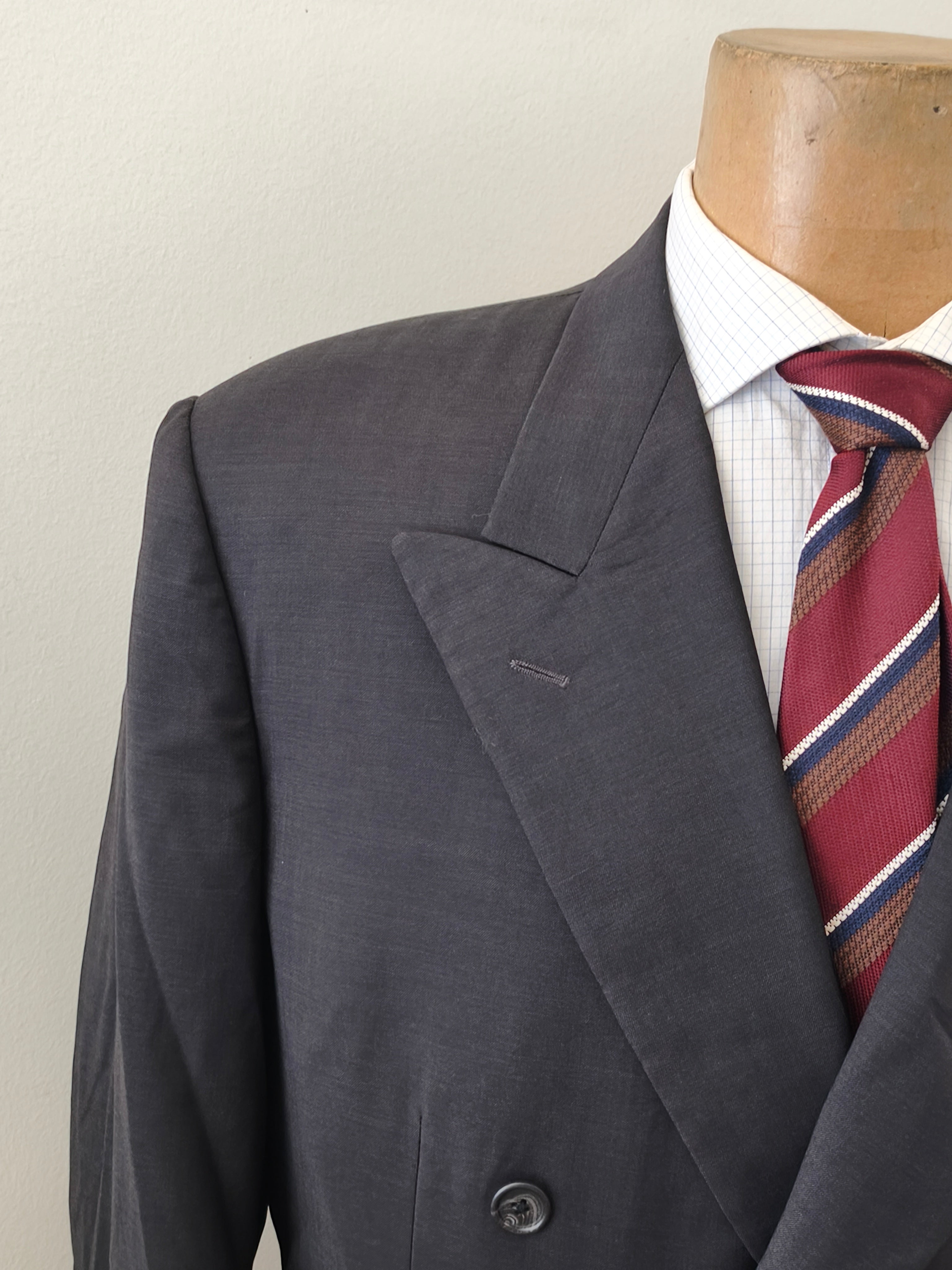 Veste croisée CORNELIANI - 54 long - 100 laine