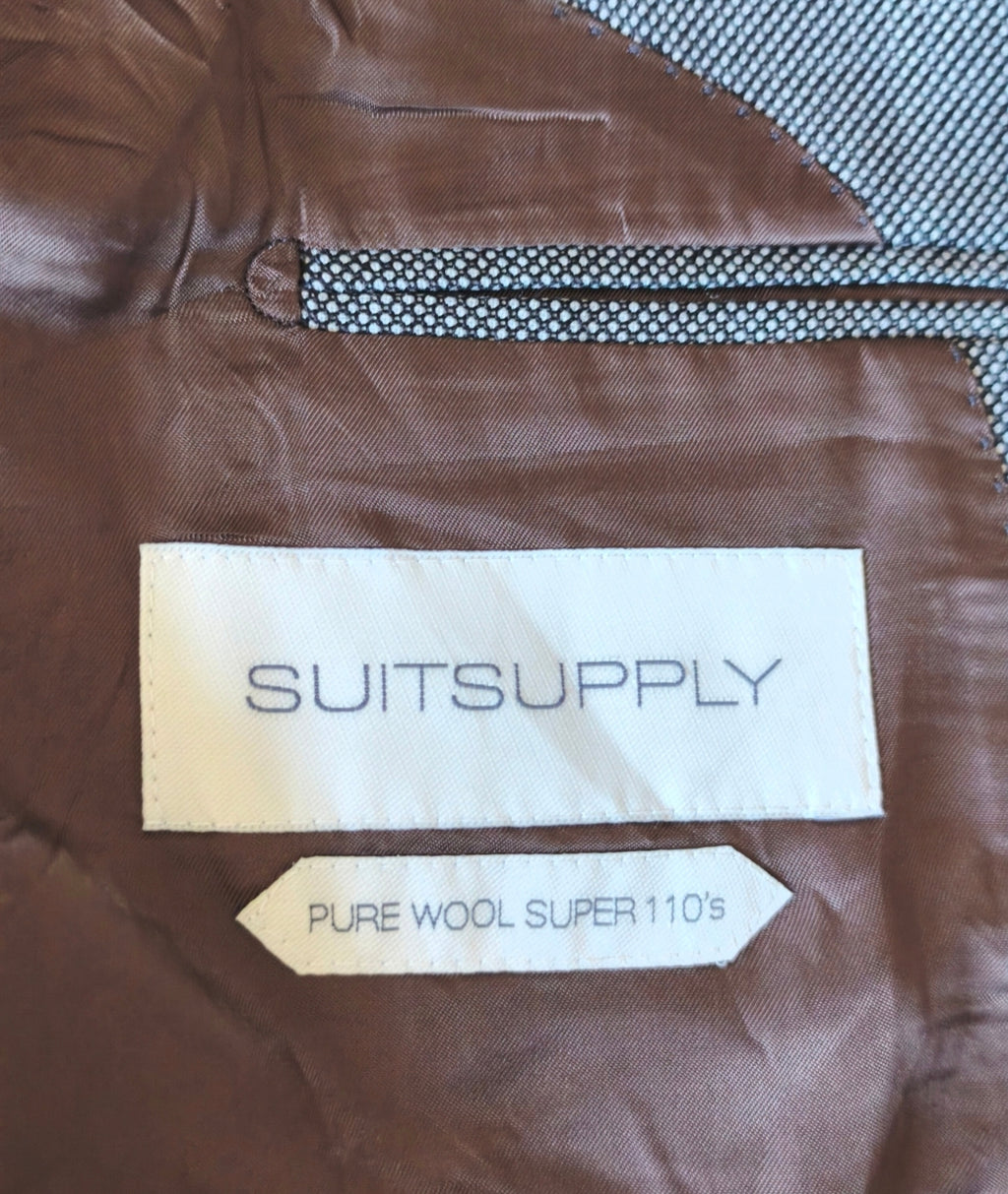 Veste sport Suitsupply - motifs caviar - 52 - 100% laine super's 110 Drago