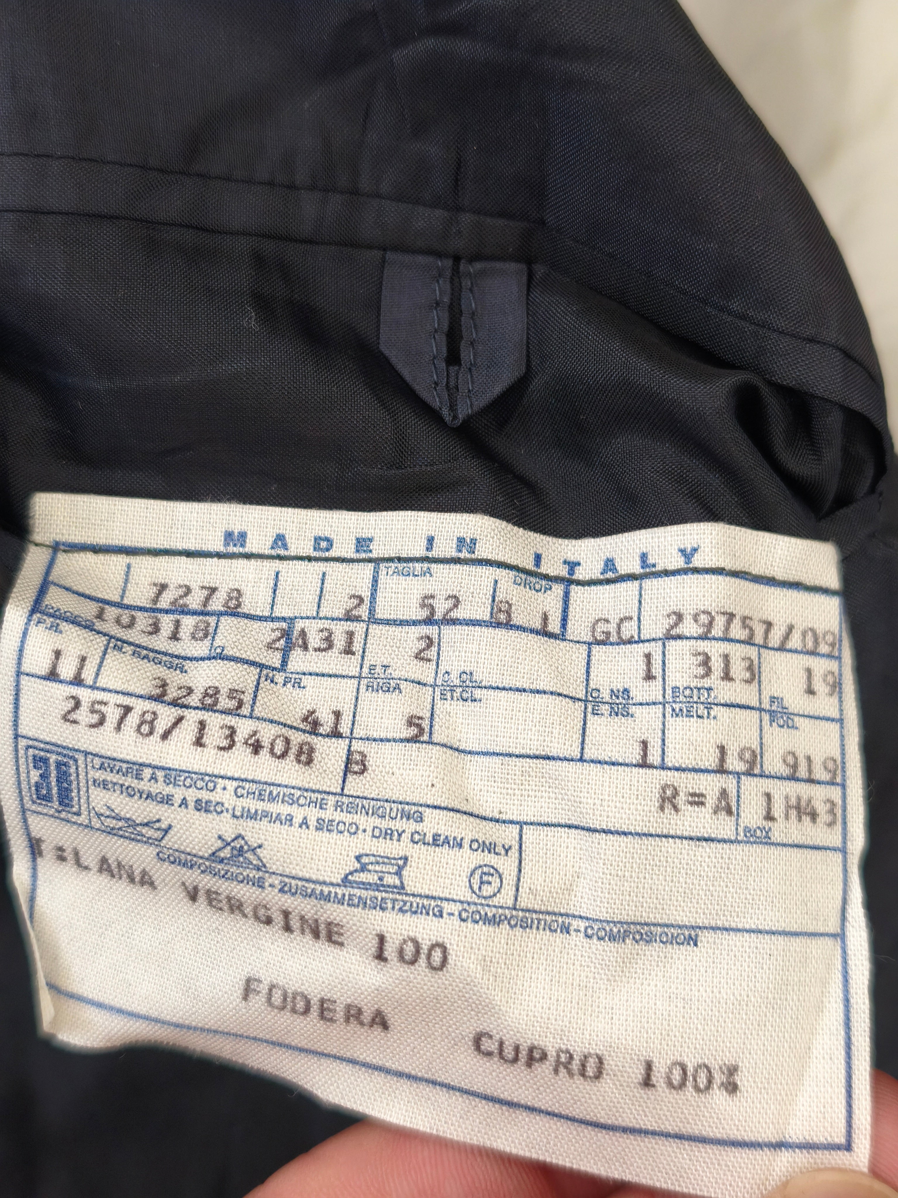 Veste croisée CORNELIANI - 52 - 100% laine