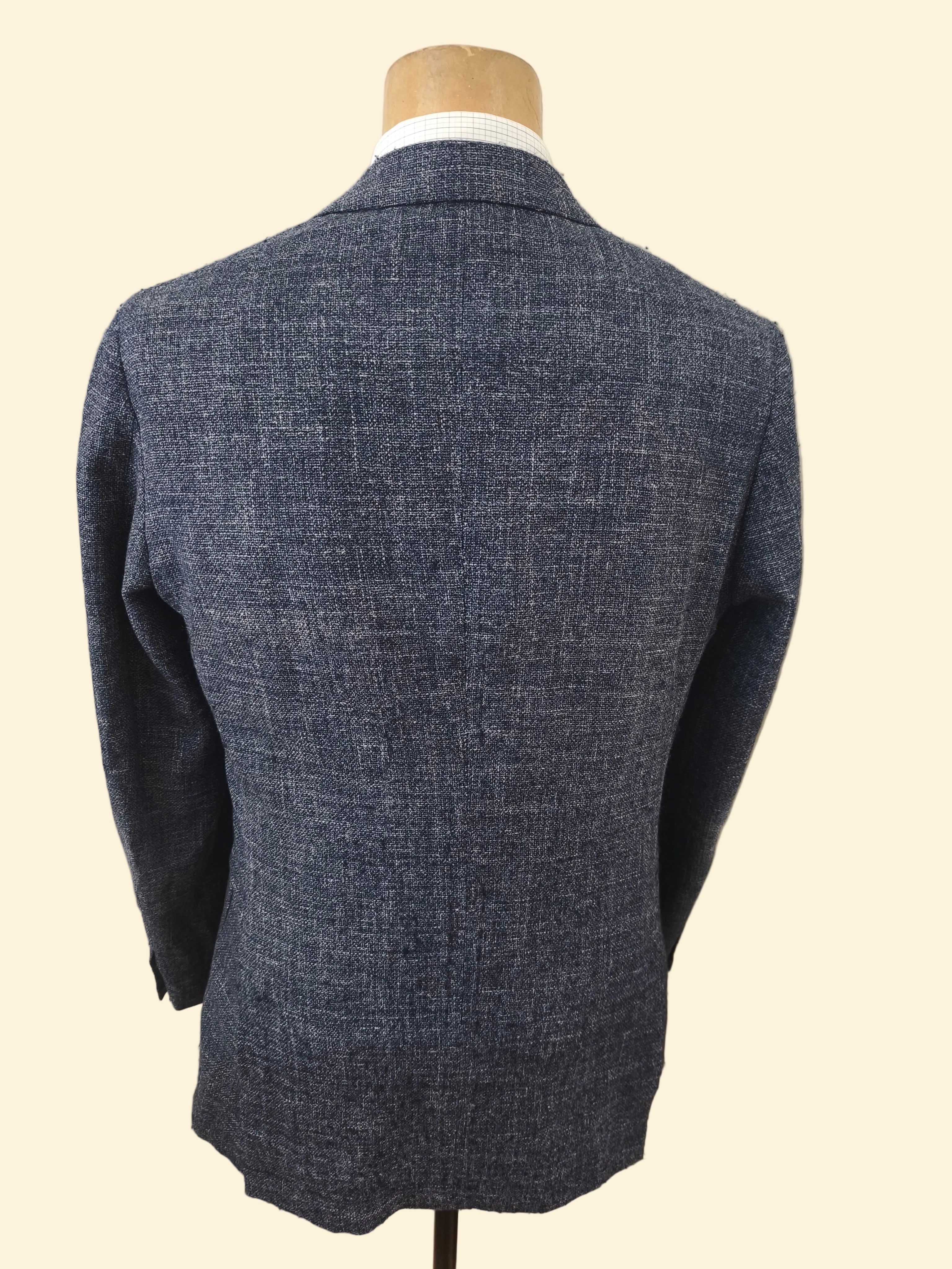 Veste Suitsupply - 50 Long - Laine soie lin cachemire