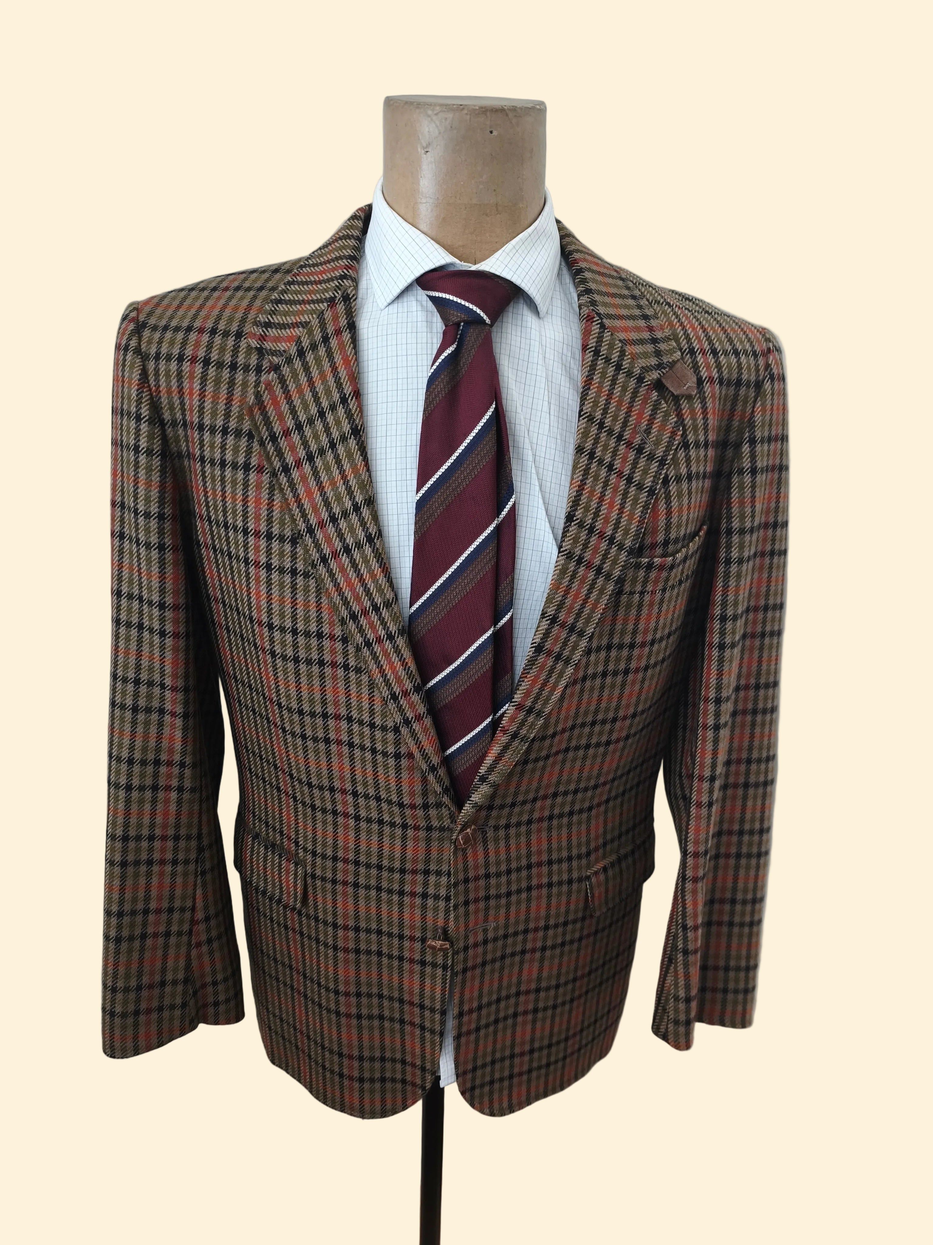 Veste sport vintage - 100% laine - 50