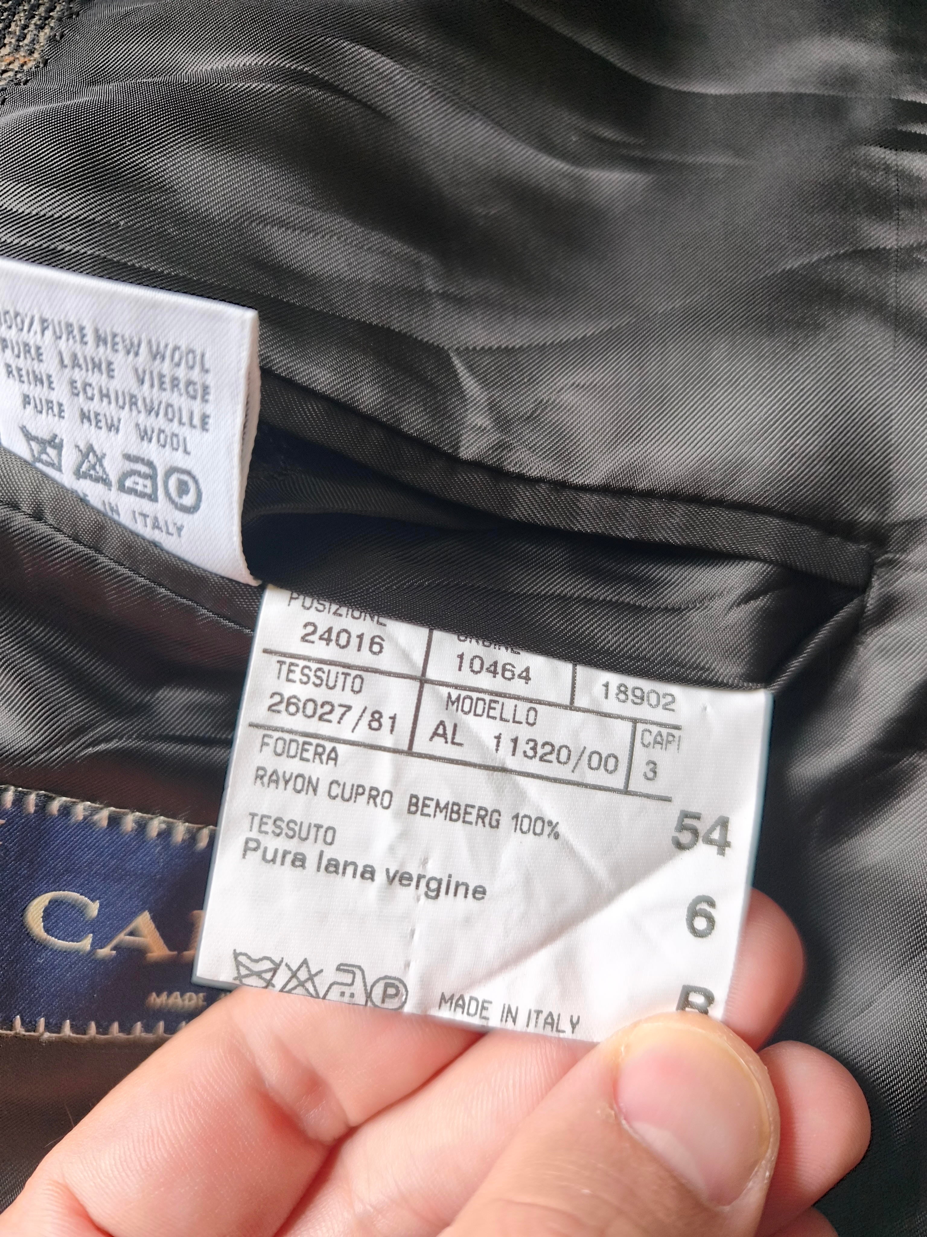 veste sport prince de Galles CANALI - 54 - 100 laine