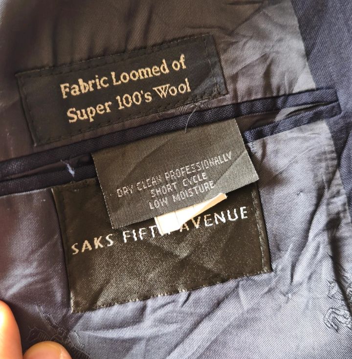 Blazer BURBERRY - 100% laine - 52 short / court